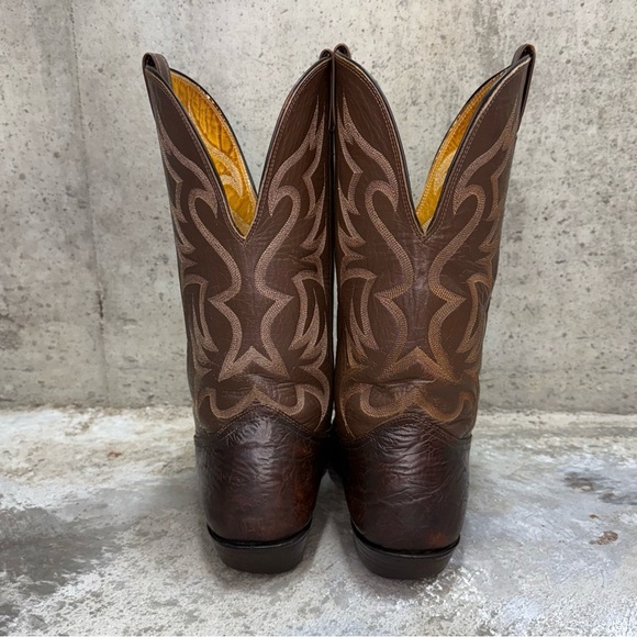 Vintage Nocona Cowboy Boots 11.5D USA Made Brown Western Leather s-l400.jpg main image 3